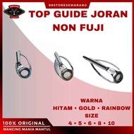 88storekalideres Liebe Ring Guide joran Top non Fuji hitam/gold/rainbow