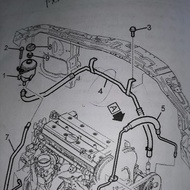 Selang Power Steering Captiva Bensin No 4