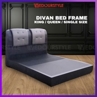 Vedourstyle Fabric Bed Frame Single Bed Queen Bed King Bed Single/Queen/King Size Divan Bed Katil Ka