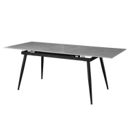 Syla Extendable Dining Table 1.3m-1.6m - Concrete Grey (Sintered Stone)