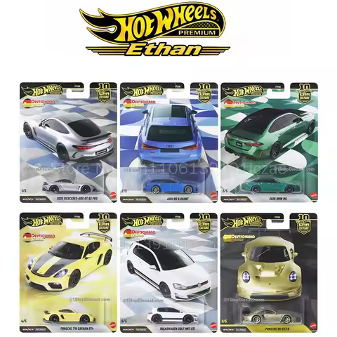 Hot Wheels Premium 3rd Gen German Deutschland Design Alloy Car Model Mercedes Audi RS6 BMW Volkswage