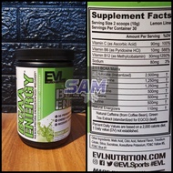EVL BCAA Energy 30 serving Powder Fitness Supplement