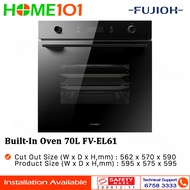 Fujioh Bult-In Oven with Enamel Coating 70L FV-EL61