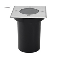 GU10 Outdoor Ground Spot Landscape Square Lamp Housing, Floor Lamp for GU10 Bulb