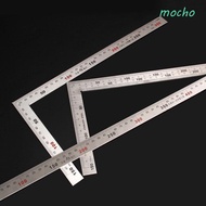MOCHO L Shape Ruler Educational Measurement Instruments Stainless Steel Metal Woodworking Office 90 