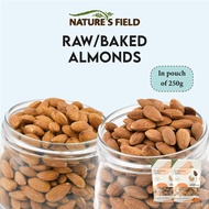 Raw/Baked Almond Nuts 250g
