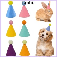 LANHU Cone Hats, 6pcs Set Colorful Mini Party Hats,  Lightweight Party Hats Birthday