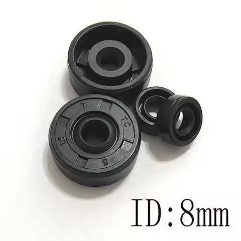 2Pcs Framework Oil Seal 8x22x7 8x12x3 8x14x4 8x16x5 8x15x5 8x12x2 ID 8mm OD 12-34mm Thickness 2-10mm