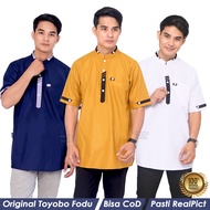 Atasan Baju Koko Pria Terbaru Raffi Papa | Baju Muslim Dewasa Bahan Toyobo Fodu | Baju Koko Dewasa Pendek Jumbo Bisa Couple