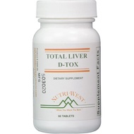 Nutri-West Total Liver D-Tox - 60 Tablet, Putih FQT7