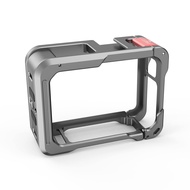 โครงใส่กล้องโลหะอลูมิเนียมสำหรับ GoPro 13/12/11/10/9กรอบกันกระแทกกับ1/4สกรูรองเท้าเย็น GoPro 13เคสแบ