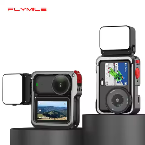 Flymile Action 6 Magnetic Selfie Light Video Lights for DJI OSMO Action 6/Nano Accessories 600MAh Ad