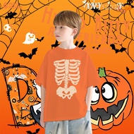 Halloween Children Printed T-Shirt Comfortable to Wear 02