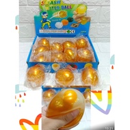 Squishy Kids Toys Handheld Egg STRESS BALL Slam Eggs SMASH WATER BALL Clear Eggs