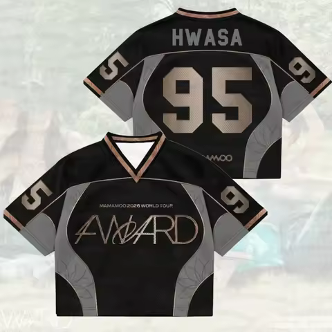 Summer Men's&Women's Mamamoo 4ward World TourConcert Tour Jersey Fan Gift Plus Size Fashion Street T