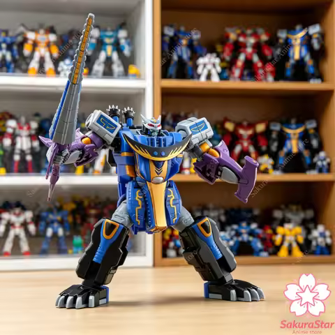 【Pre-sale】Bandai SMP Hyakujuu Sentai Gaoranger Gao Hunter Blue Moon Movable Assembled Collectible Me