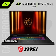 MSI Crosshair 18 HX AI Gaming Laptop — RTX 5060 - Intel Core Ultra 9 275HX