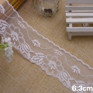 ~~ Cheap Zone~HH78 Beige 6.3cm Lace 833cm Reward Price~Super Cost-Effective  (Length * 750cm) DI