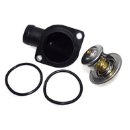 New Engine Coolant Thermostat Housing + Rings For VW Passat Golf Jetta 044121113