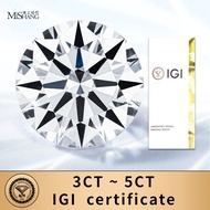 Mishangjewelry 3ct 3.5ct 4ct 4.5ct 5ct Lab Grown Diamond With IGI Certificate CVD HPHT Diamonds Ston