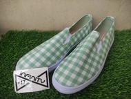 City Sneaks Gia Light Green Women/Ladies - Sepatu Slip-On City Sneaks Women - 100% Legit New & BNIB