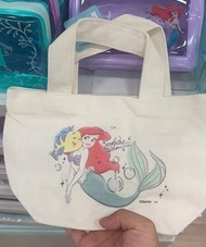 日本新出美人魚小魚仙公主手提環保布袋。jasmine茉莉公主阿拉丁美女與野獸Sleeping Beauty睡公主Snow white。disneystore 代購Disney日本東京迪士尼愛麗絲Ali