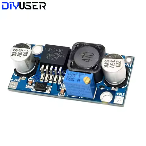 XL6009 DC-DC Boost Converter Module Adjustable Step Up Power Supply 3-35V to 5-50V for LED Driver Li