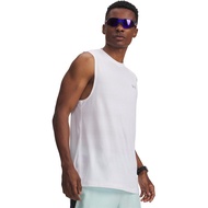 Under Armour Mens Men's Performance Running Vest (Wht/Reflective) - Sports Direct