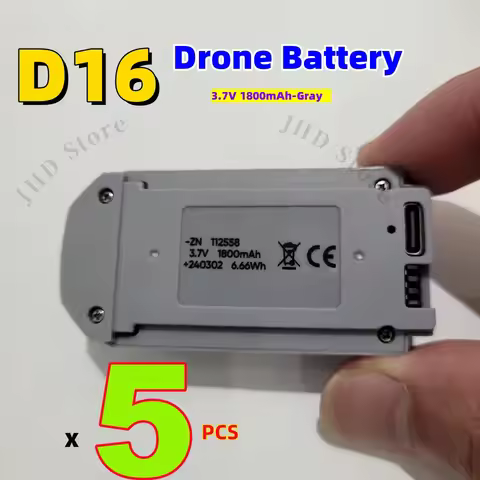 JHD For D16 Drone Battery 3.7V 1800MAh For D16 RC Quadcopter Replacement D16 Battery Wholesale