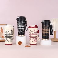 20oz Vacuum Tumbler, 316 Stainless Steel, 12H Hot Cold, Leak-Proof Dual Drink Lid with Carry Strap