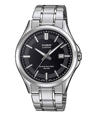 Casio Mens Analogue Quartz Watch with Stainless Steel Strap MTS-100D-1AVEF