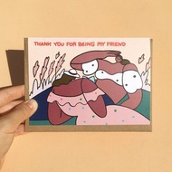 Greeting Card - Thank You For Being My Friend Greeting Card
