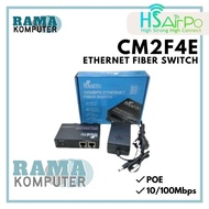 HSAirpo CM2F4E Fiber Optic Media Converter 2 FO 4 LAN