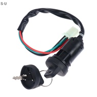 [S·U] Universal 4 Wires Switch With 2 Key For Motorcycle Bike ATV PH