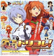 新世紀福音戰士 綾波麗 明日香 EVA 扭蛋公仔 一套6款