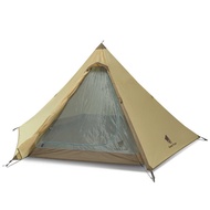 Outdoor Camping Tent 3-4 People Indian Pyramid Tent Four Seasons Rainproof Mosquitoproof Double Laye