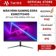 EDRA EGM27F240S gaming monitor (27 inch/ FHD/ 240Hz/ IPS/ 1ms) - Genuine product