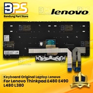 Original Keyboard for Thinkpad e480 E490 L480 L380 (Black)