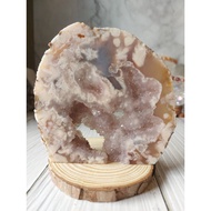 [Stars] Natural Sakura Agate Raw Ore Ornaments Water Drop Pendant/Amethyst Cave Amethyst