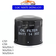 (A263) Engine Oil Filter for Mazda 2, Mazda 3, Mazda 6, Mazda CX5, Mazda CX8 OEM Products (B6Y114302