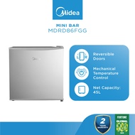 Midea MDRD86FGG Gross 50L Mini Bar / Refrigerator / Fridge / Peti Sejuk