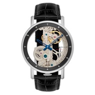 Thomas Earnshaw Men's 43mm Fowler Bridge Automatic Skeleton Watch with Leather Strap ES-8225