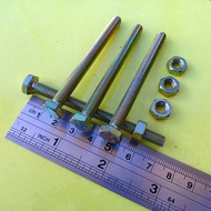 YELLOW BOLT NUT M6 X 70 BMK M6X70/ M6X70 YELLOW BMK M6 X 70 KEY 10 7CM LENGTH/