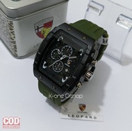 LEOPARD 8018  JAM TANGAN PRIA ORIGINAL TALI KARET TANGGAL AKTIF FREE BOX