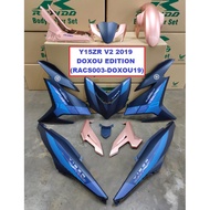 Rapido Cover Set Yamaha Y15ZR V2 Year 2019 Accessories Motor Y15 Ysuku Black Cyan Doxou Edition Red Matt Grey Color
