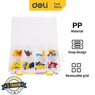 Deli Toolboxes/Kotak Perkakas PP Dua Ukuran Untuk Paku Mur Kail pancing DL43200X /Alat Perkakas