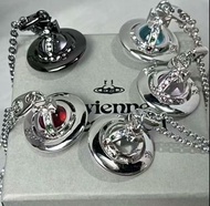 Vivienne Westwood 經典款珠orb中號土星透明項鍊