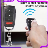 [Ft] Remote Control Keychain for Garage Doors Keychain for Car Key Universal 433mhz Garage Door Remo