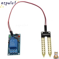 ESPOIR Relay Control Module, 1.7x5x2.5cm/0.67x1.97x0.98in Premium Soil Humidity Sensor, with Time De