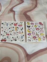 韓國貼紙 Snoopy and Sanrio Stickers
